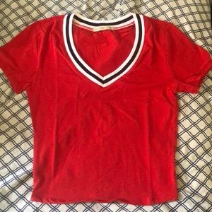 Red crop top ! has 1 each for a S , M , & L 🦋